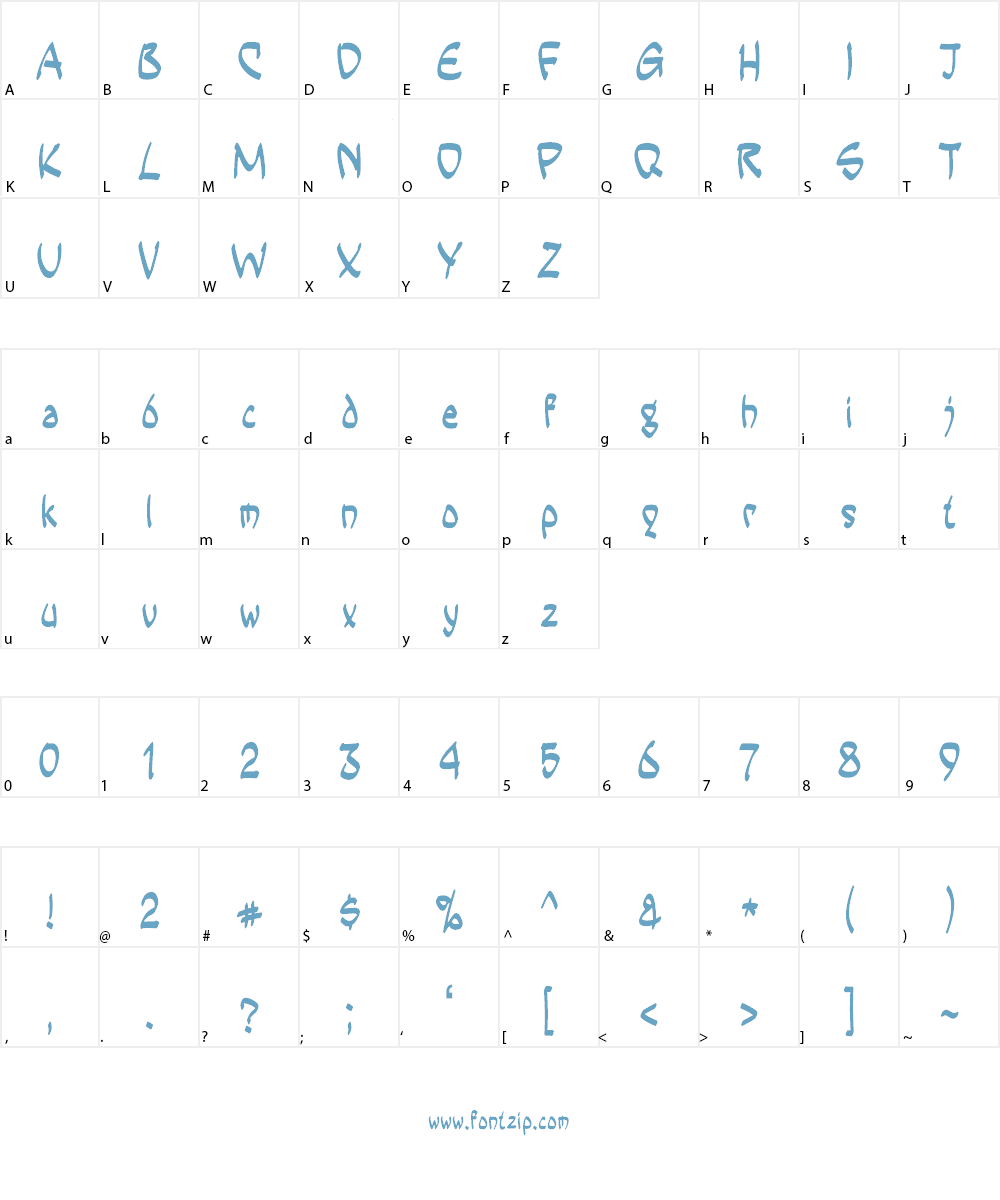 Oplo Sans Font Character